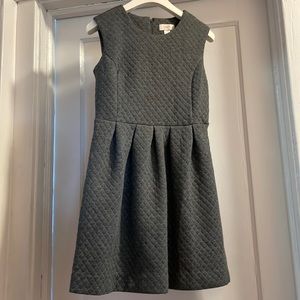 Loft Grey Quilted Dress